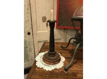 Antique Repurposed Candle Holder