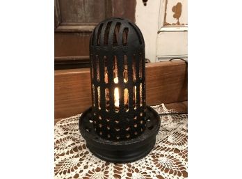 Vintage Industrial Water Drain Repurposed Desk Lamp