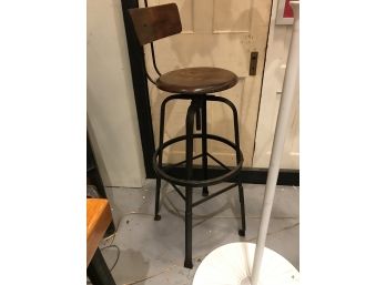 Tall Machine Age Steel Chair