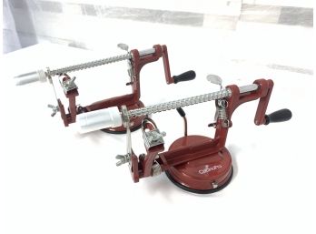 Two Apple Peeler Corer Slicers By Cucina Pro