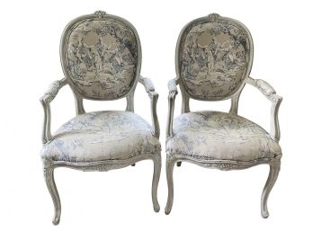 Fine Quality & Wonderful French Style Fauteil Pair