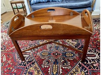 Brass Hinged Butler's Tray Table