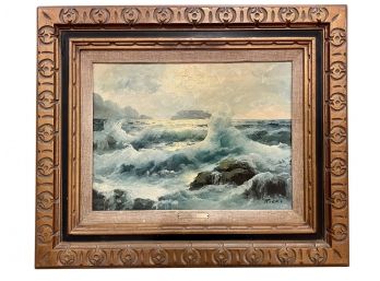 Giuseppe Ricci (Italian, 1853 - 1901) Framed Oil Painting