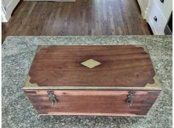 Wood And Brass Box