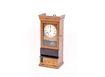 Clock In Quarter Sawn Oak Case