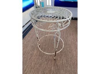 Round Metal Side Table