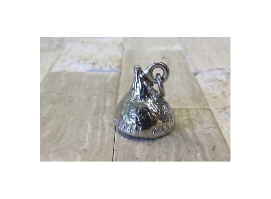 HERSHEY'S KISS Vintage Sterling Silver Charm Or Pendant (Valued $125.00)