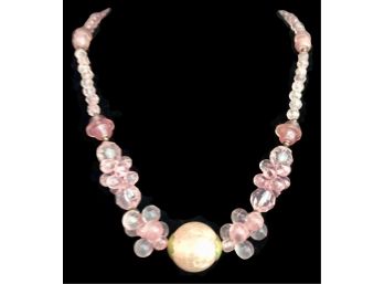 Vintage Pink Choker / Necklace