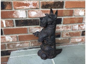 Vintage Cast Iron Scottie Door Stop, Etc.