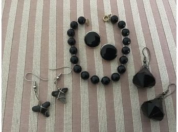 Lot Of Four Earrings And Bracelets - Lot #13