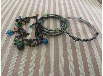 Three Silvered Bracelets - Lot #12