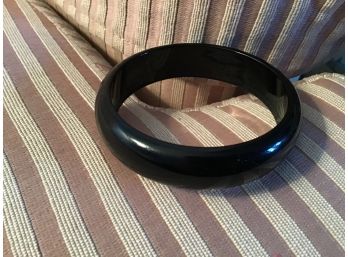 Black Bangle Bracelet - Lot #16