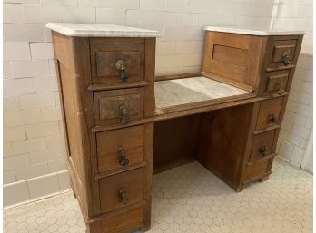 Antique  Marble Top Victorian Vanity/dresser