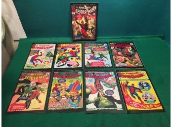 Estate Fresh 8 Spiderman Comics In Excellent Condition.