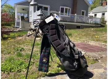 Knight Golf Bag With Assorted Putters And Drivers