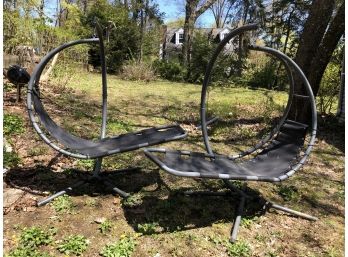 Two Floating Chaise Lounge Chairs