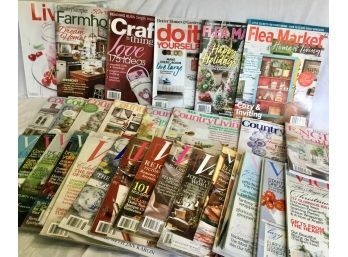 Lot Of Decorating And Craft Magazines