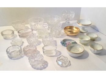 Lot Of Salt Cellars & Salt Dips (23)