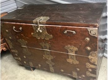 Korean Chest With Brass Hardware