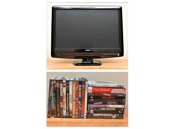 Toshiba LCD TV/DVD Combination And DVDs