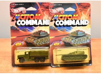 Pair Of Hot Wheels Action Command Military Vehicles #2