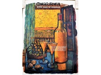 Wine Land Of Of America Litho By Amado Gonzalez #8