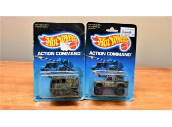 Pair Of Hot Wheels Action Command Military Vehicles #3