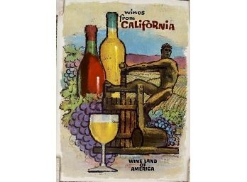 Wine Land Of Of America Litho By Amado Gonzalez #3