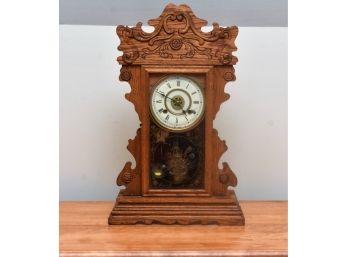 Gingerbread Mantle Clock