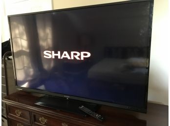 Large SHARP AQUOS 60 Inch TV