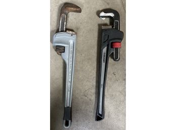 Two Pipe Wrenches