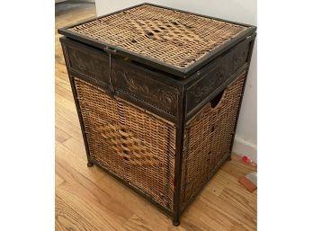 Woven And Metal Box