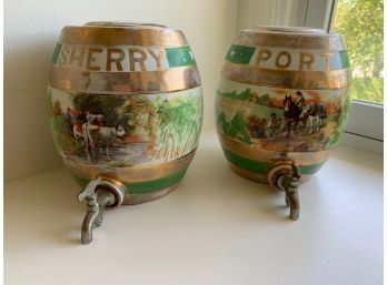 Loftus London Antique Port & Sherry Jars