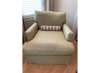 Custom Made Lounge Chair W/ Rogers & Goffigon Linen (1 Of 2 Living Room)