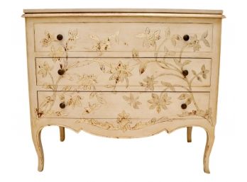 J TRIBBLE Marble Top French Country Chest/Bathroom Vanity