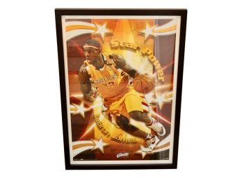 Professionally Framed LEBRON JAMES Star Power Poster 2003