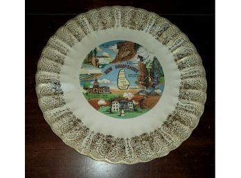 10' New  Hampshire Souvenir / Collectible Plate