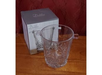 Beautiful Brand New Dublin Crystal Ice Bucket By Shannon