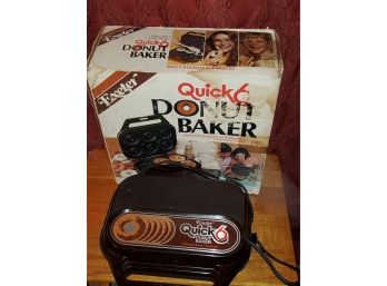 Vintage Exeter Quick 6 Donut Baker Maker Model 766-01