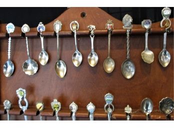 Collection Of Souvenir Spoons