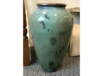 Gorgeous  30 In Glazed Tuscan Terracotta Pot Planter