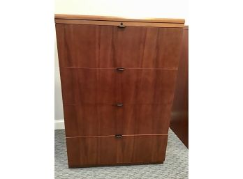 OFS Wood 4 Drawer Lateral File Cabinet