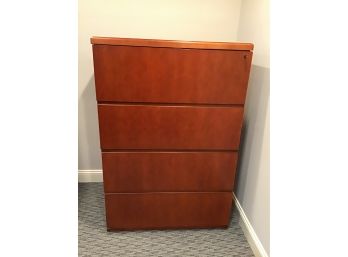 KIMBALL Wood 4 Drawer Lateral File Cabinet