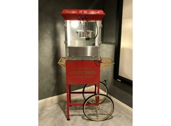 5ft Tall Electric Popcorn Maker On Wheels