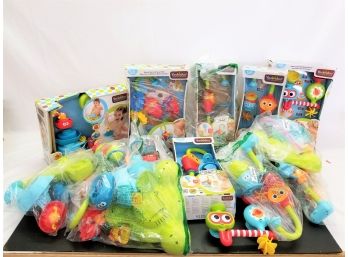 Lot Of Yookidoo Spin-n-Sort Spout Pro Baby Bath Toys