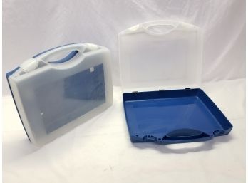 Two Plastic Carry Cases