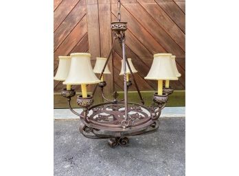 Round Metal Chandelier