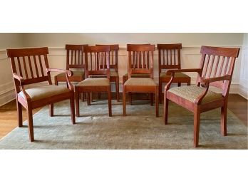 Charles Shackleton Handcrafted American Black Cherry Set Of 8 Chairs -Over $11,000 Value