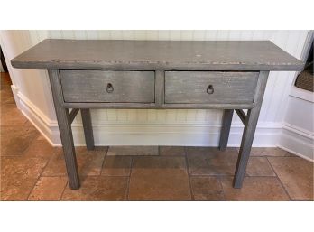 Grey Antique Farmhouse Console