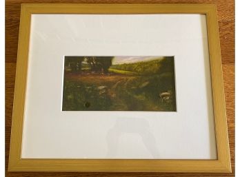 Signed Etching